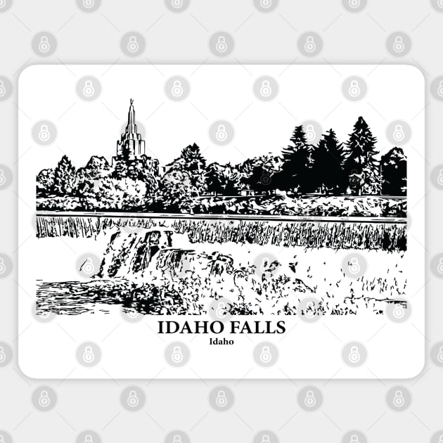 Idaho Falls - Idaho Magnet by Lakeric